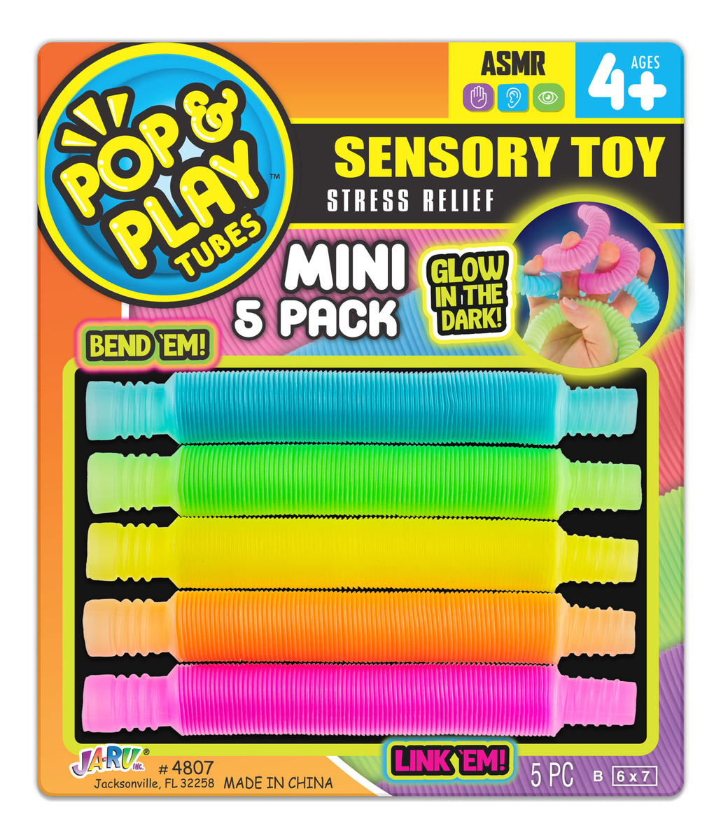 Juguete Sensorial Tubos Colores Infantil Tiktok Ja Ru Trx