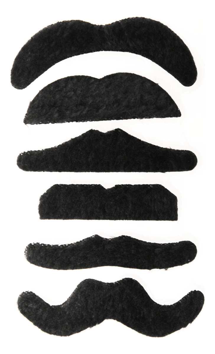 Bigote Falso Mostacho Ja Ru Adhesivo Divertido Calidad Trex