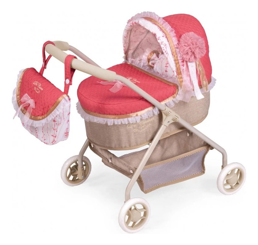 De Cuevas Coche Martina Bebe Llorens Bolso Rosa Juguete Tx