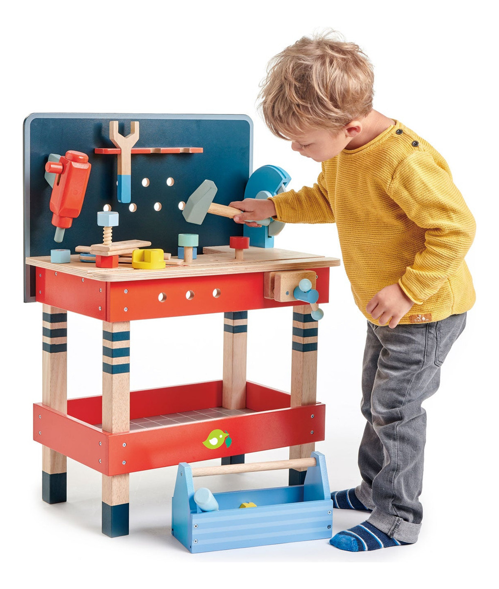 Tender Leaf Toys Juego Mesa De Trabajo Infantil Madera Trex®