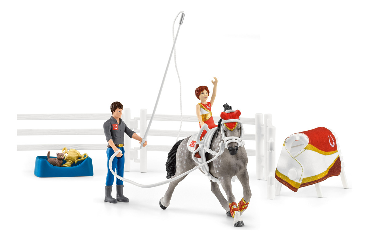 Set Equitación Vaulting Schleich Horse Club Mia Trex