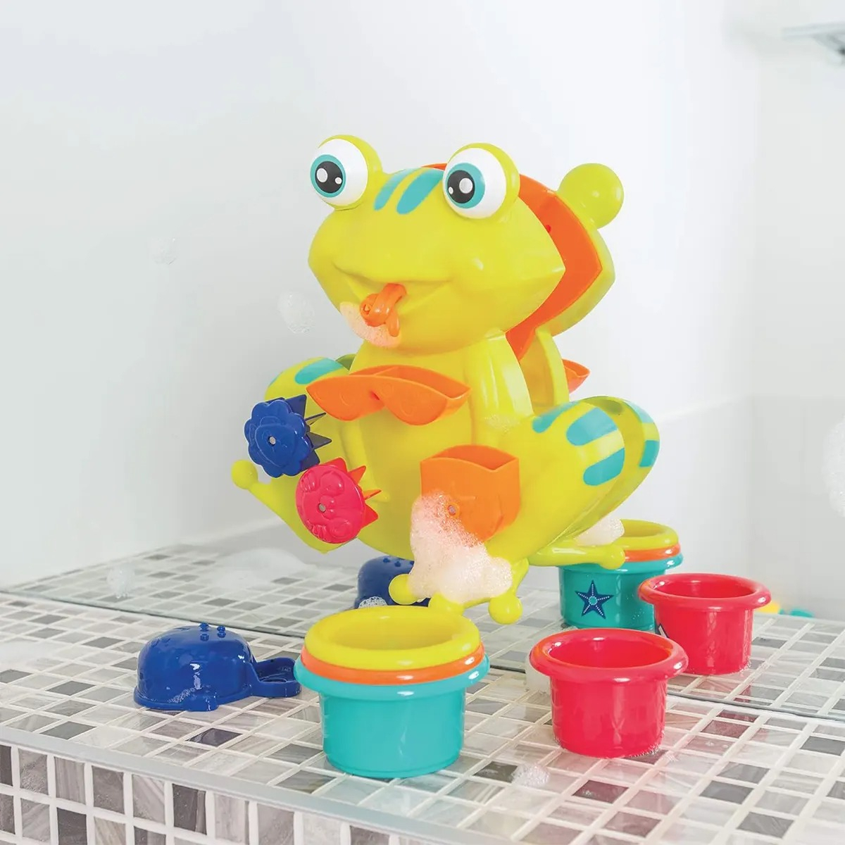 Juego Rana Para Baño Ludi Coffret Grenouille +10meses Trex