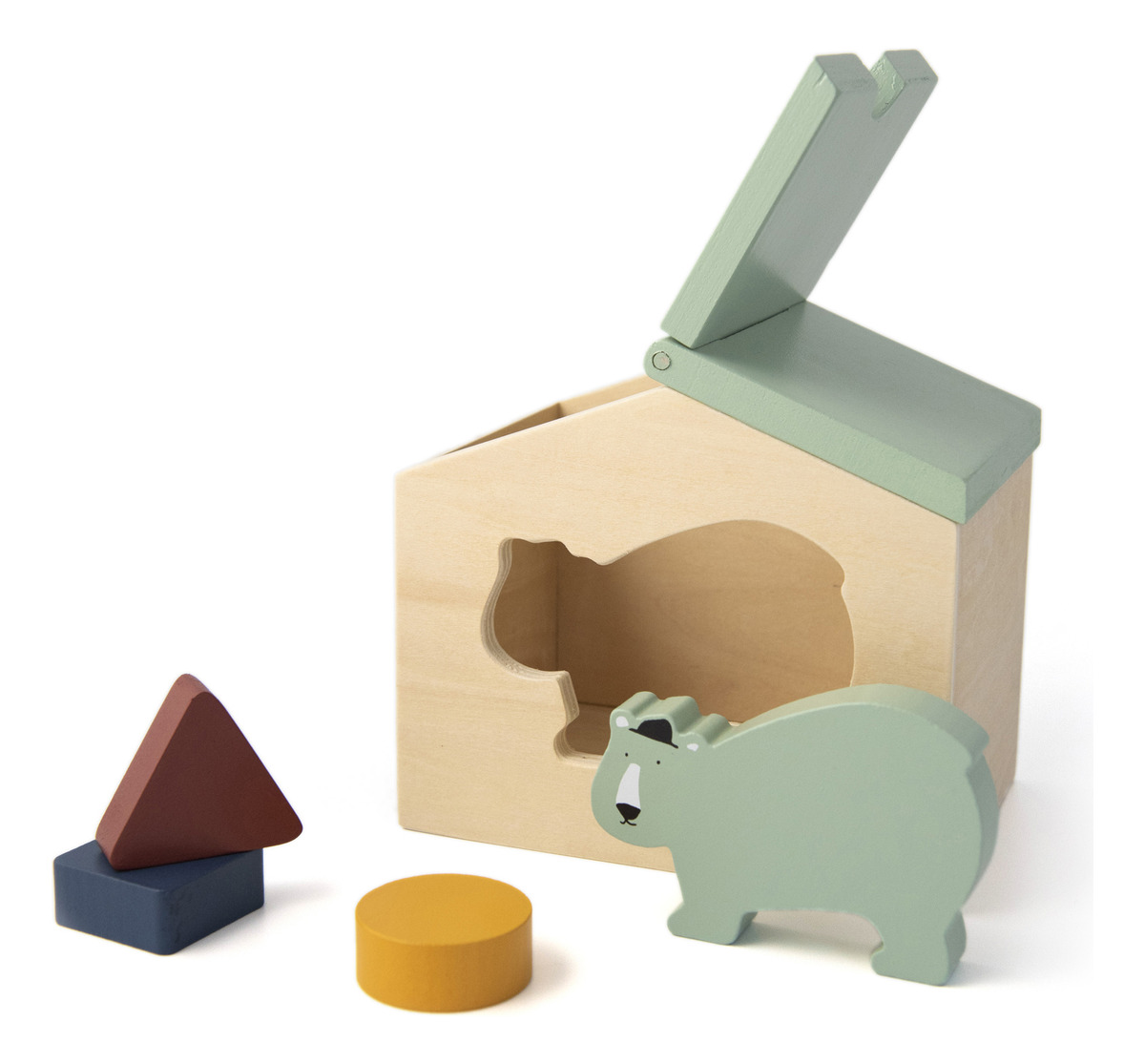 Juego Encastre Formas Casa De Aimales Trixie Infantil Trex