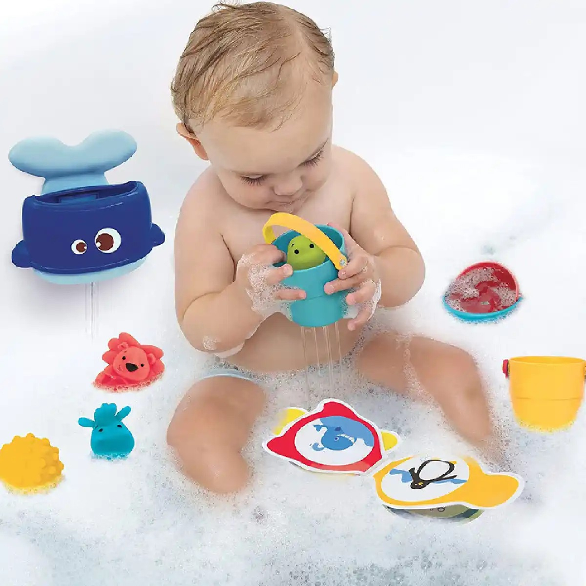 Juguetes De Baño Coloridos Y Variados Ludi Con Accesorios