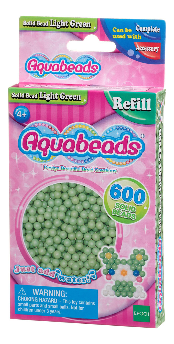 Aquabeads Pack 600 Cuentas Verde Juego Infantil Niños Trex