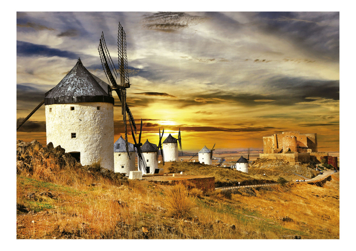 Rompecabezas Molinos Viento Consuegra 1500 Piezas Educa Trex