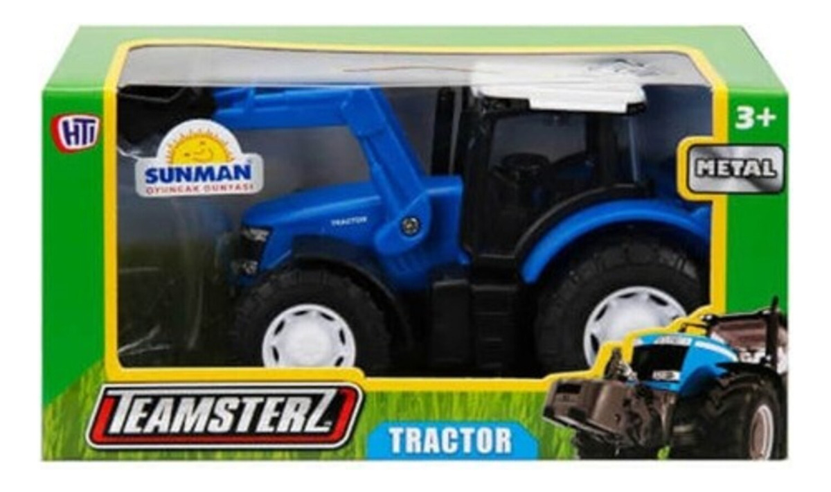 Juguete Tractor Metal Articulado Construccion Teamsterz Tx