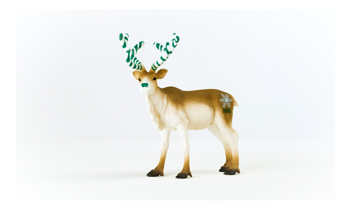 Muñeco Reno Ciervo De Navidad Coleccionable Schleich Trex