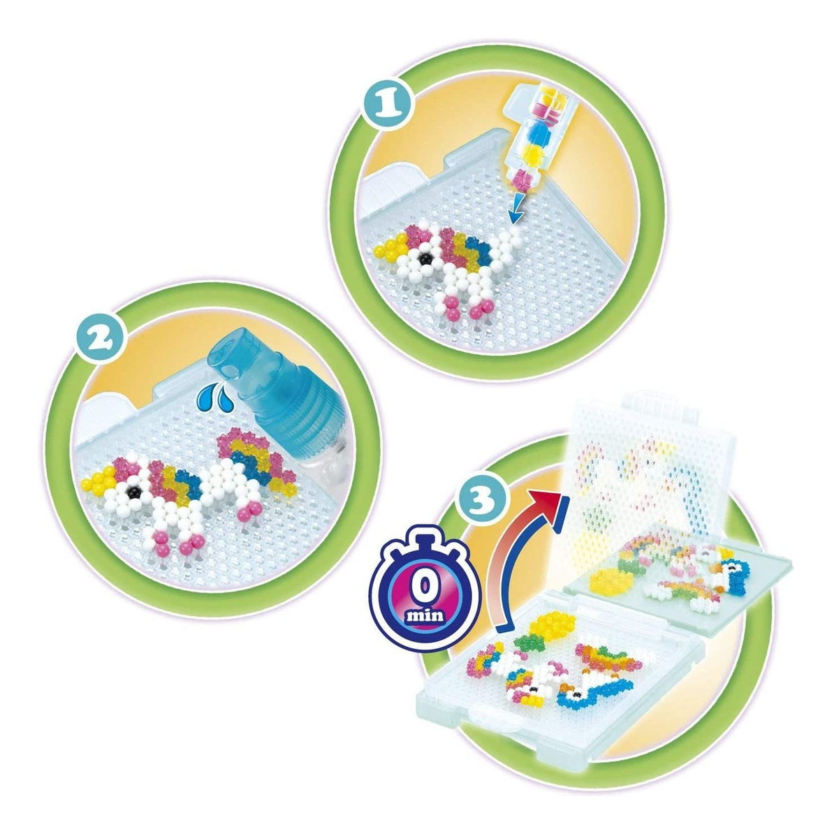 Juego Aquabeads Pack 1000 Cuentas De Estrella + Accesorios