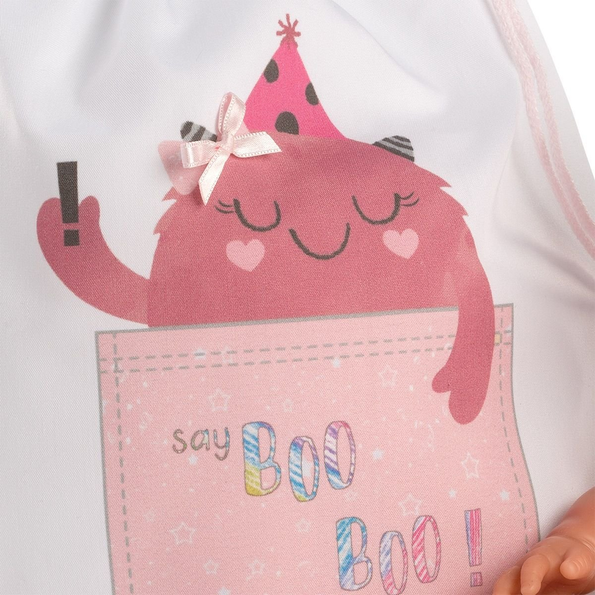 Bebe Muñeca Llorens Recien Nacido Mochila Good Monster Trex