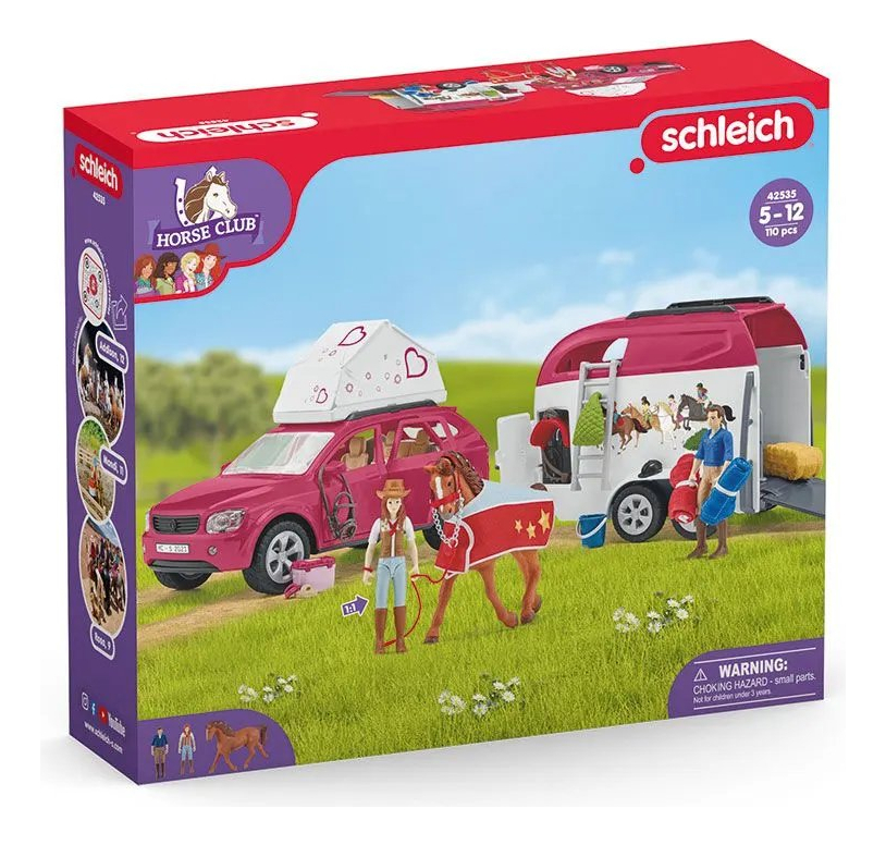 Aventuras Caballo Coche Remolque Schleich Niños Divierte Tx