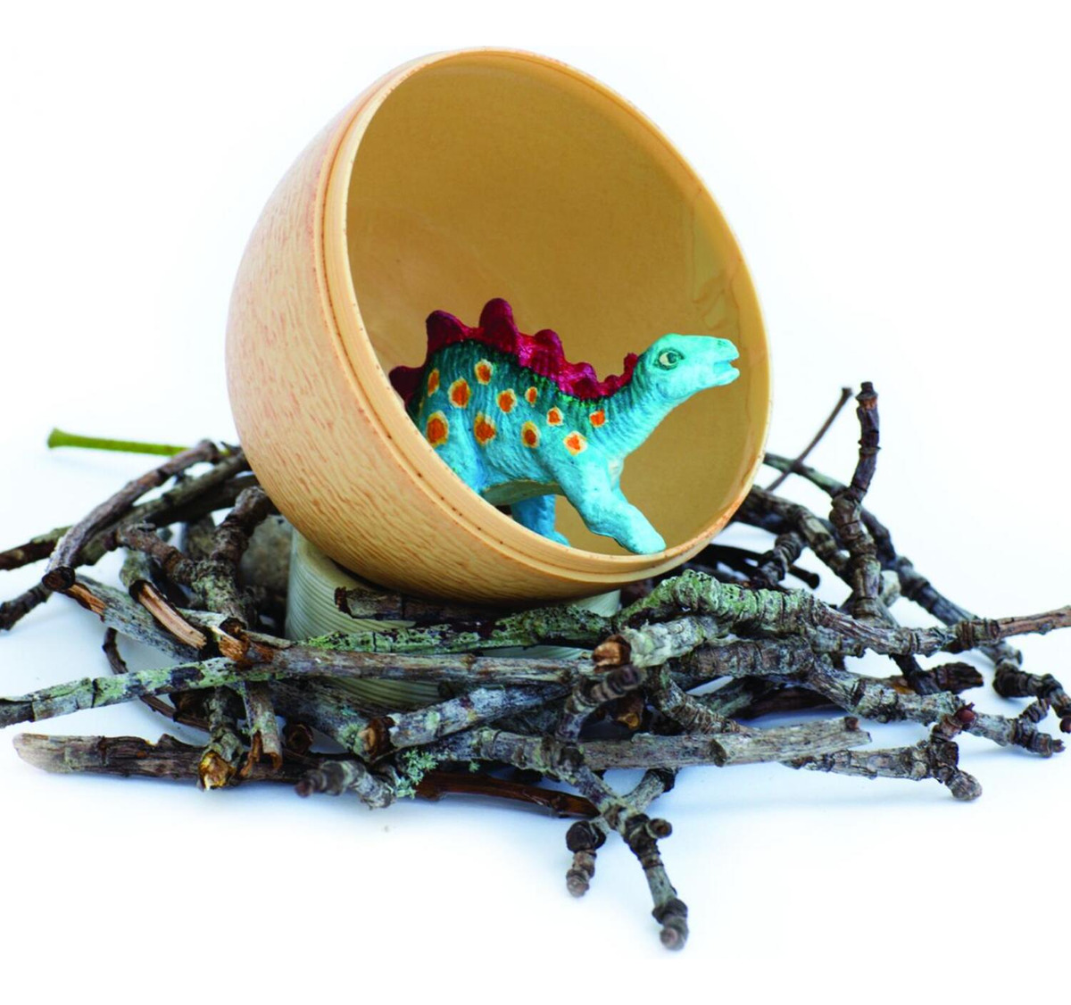 Figura Safari Dino Dana Huevo De Stegosaurus Juguete Trex