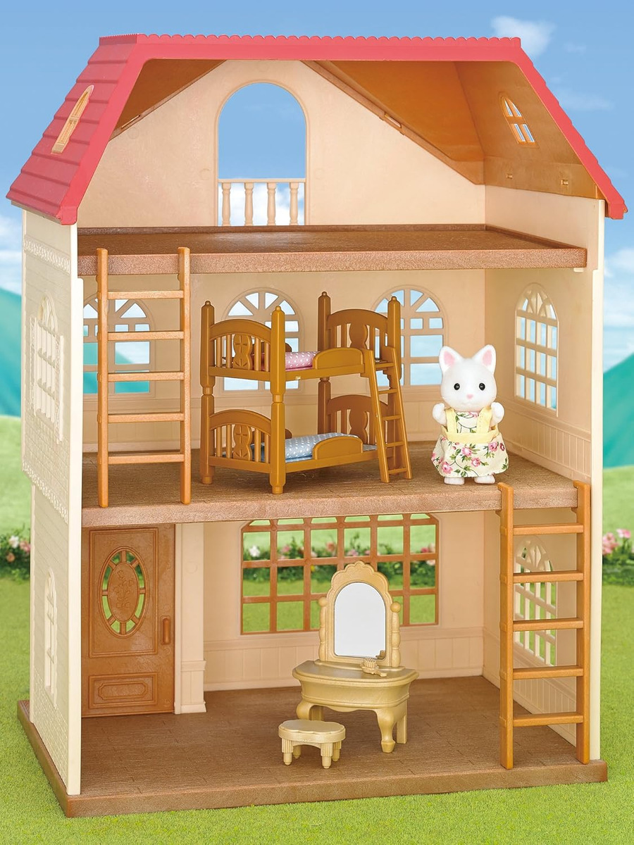 Sylvanian Families Casa De 3 Pisos Juguete + Figura Trex ®