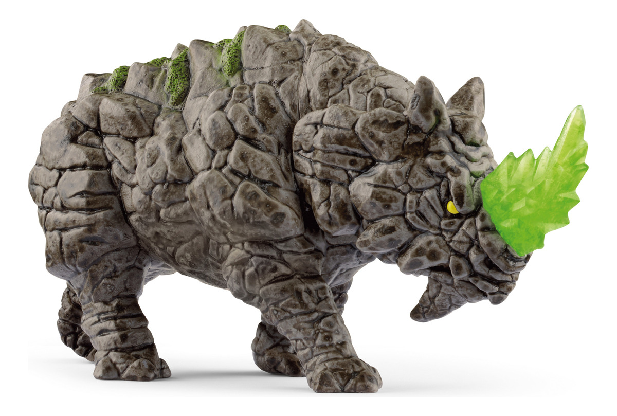 Figura Rinoceronte Batalla Schleich Eldrador Creatures Trex