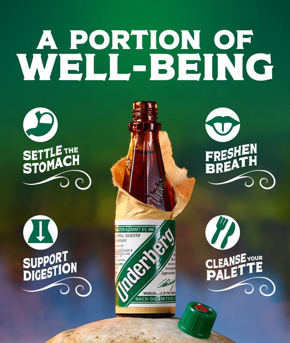 Underberg Pack X 12 20ml Licor Hierbas + Caja Anti Resaca Tx