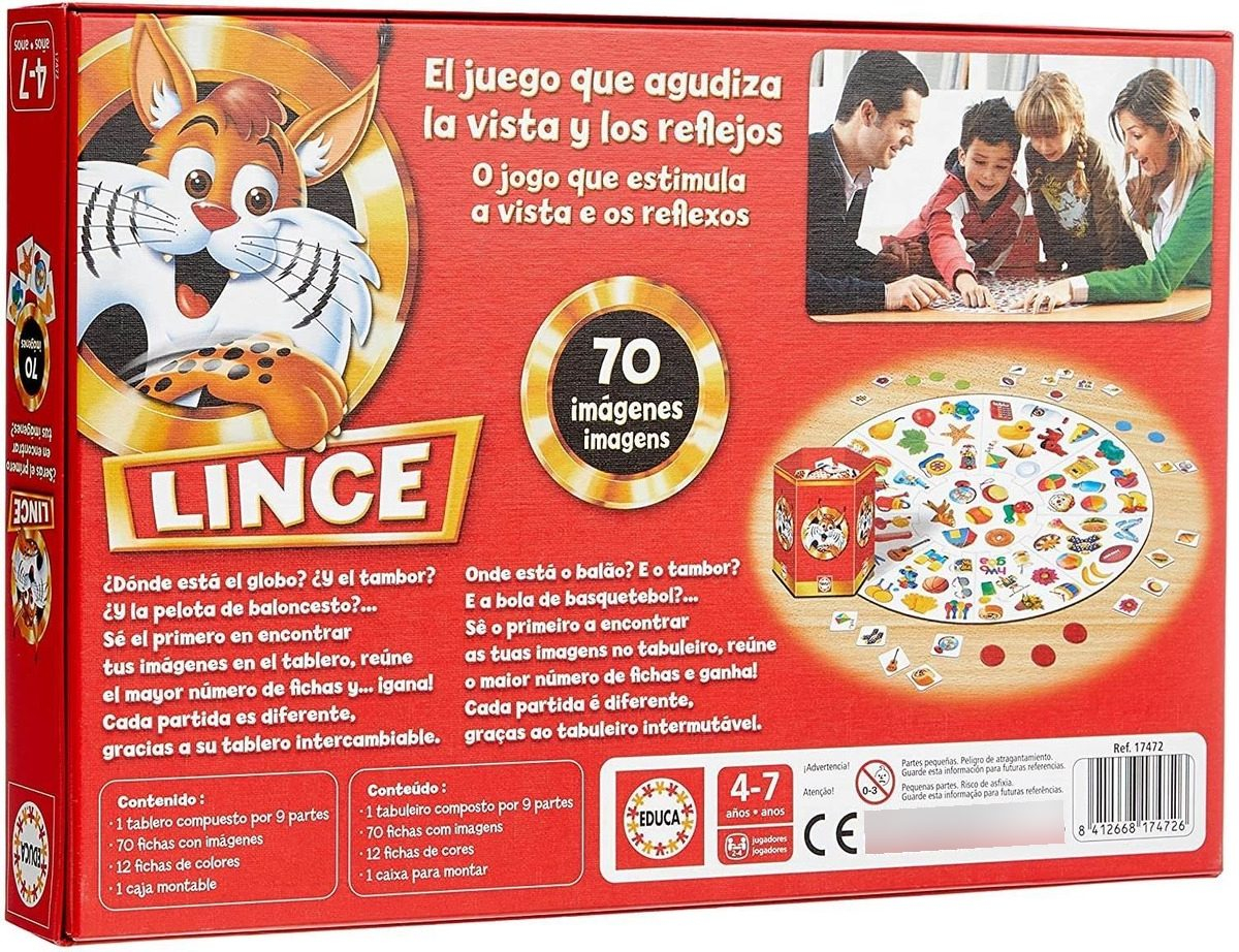 Puzzle Educa Lince 4726 100 Piezas