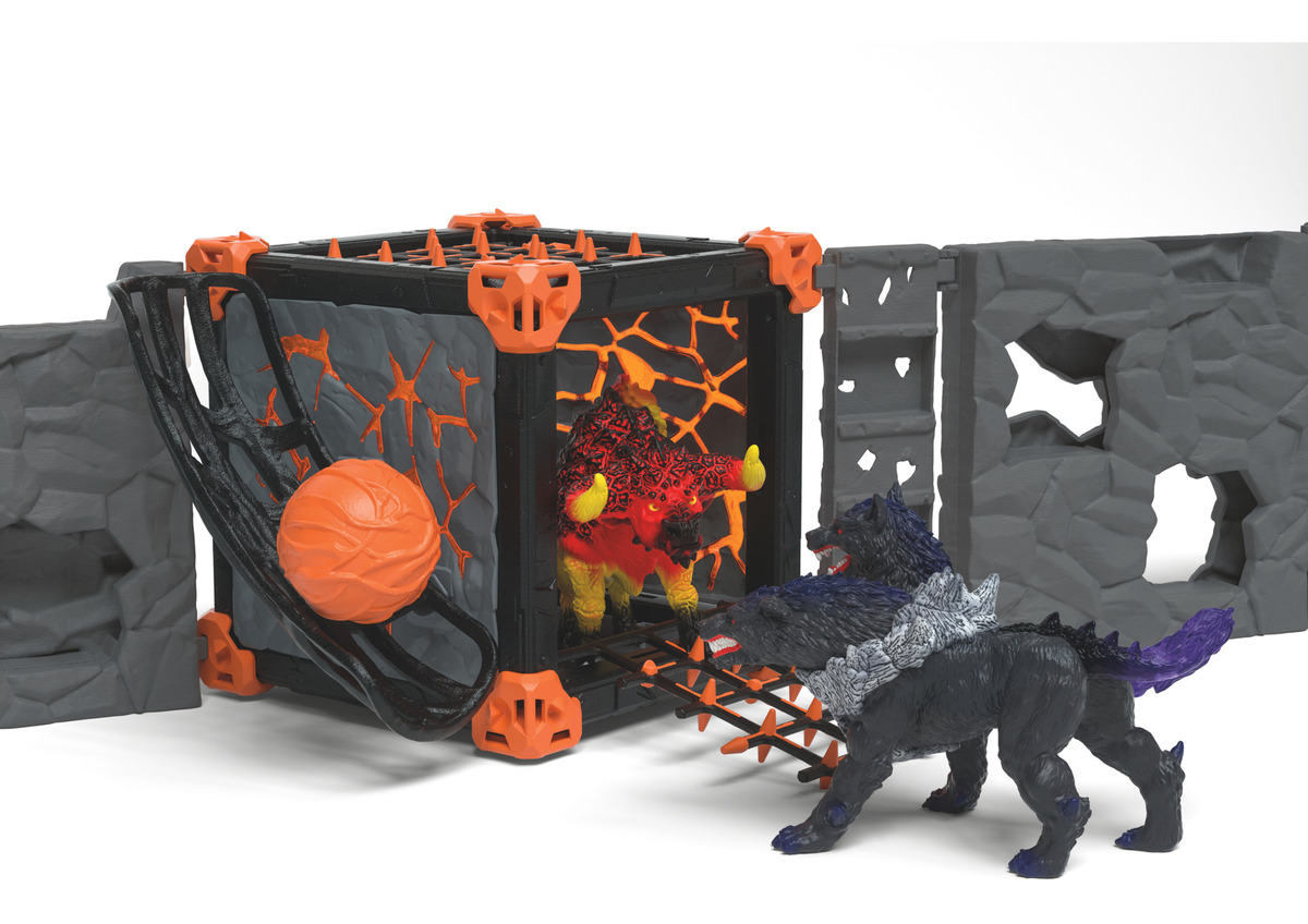 Set Figuras Monstruos Lava Vs Sombra Eldrador Schleich Trex