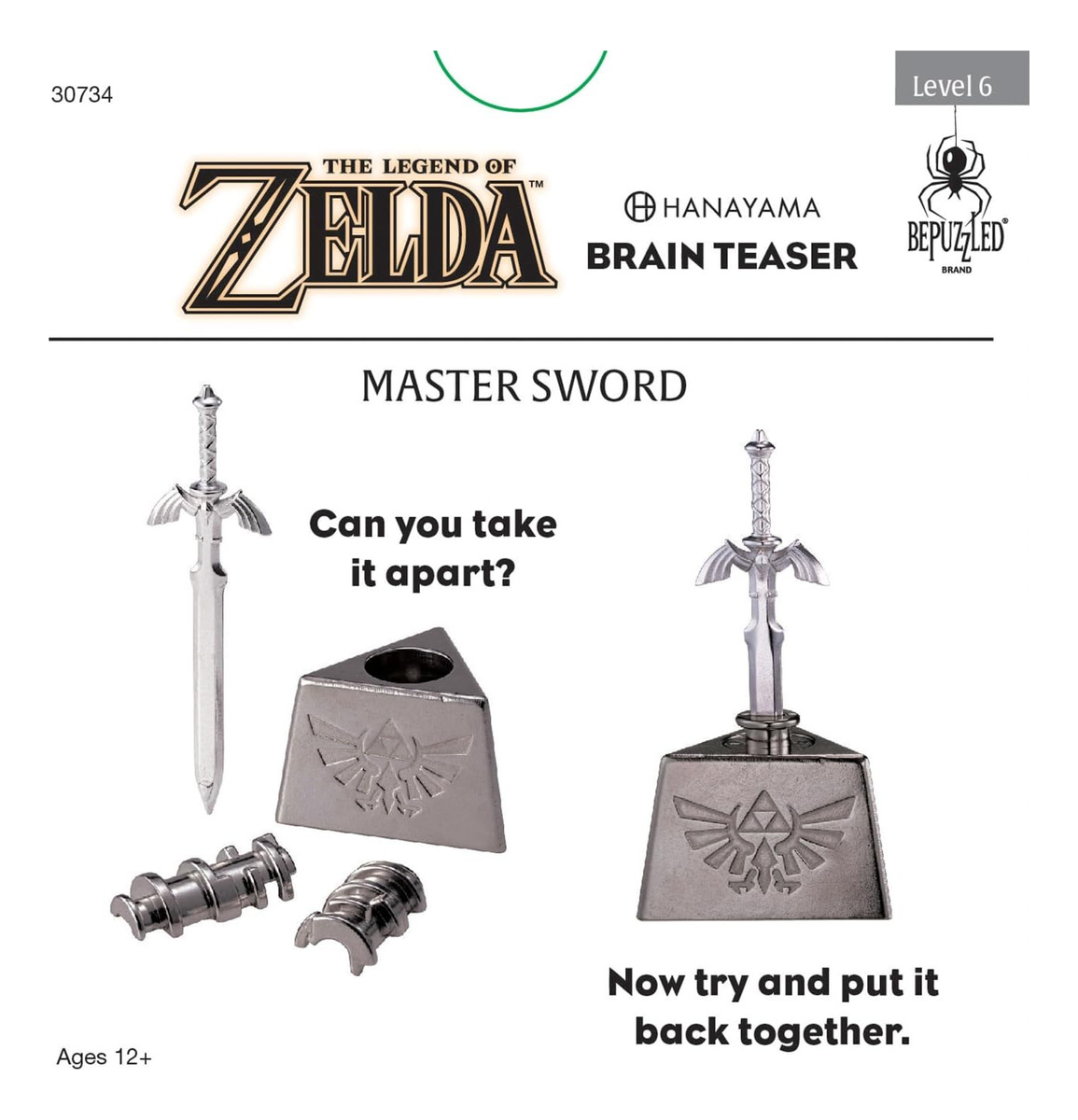 Juego Ingenio Espada Hanayama Master Sword Nintendo Zelda