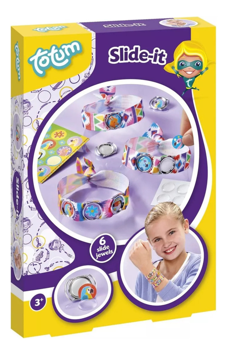 Set Manualidades Crear Pulsera Multicolores Infantil Trex