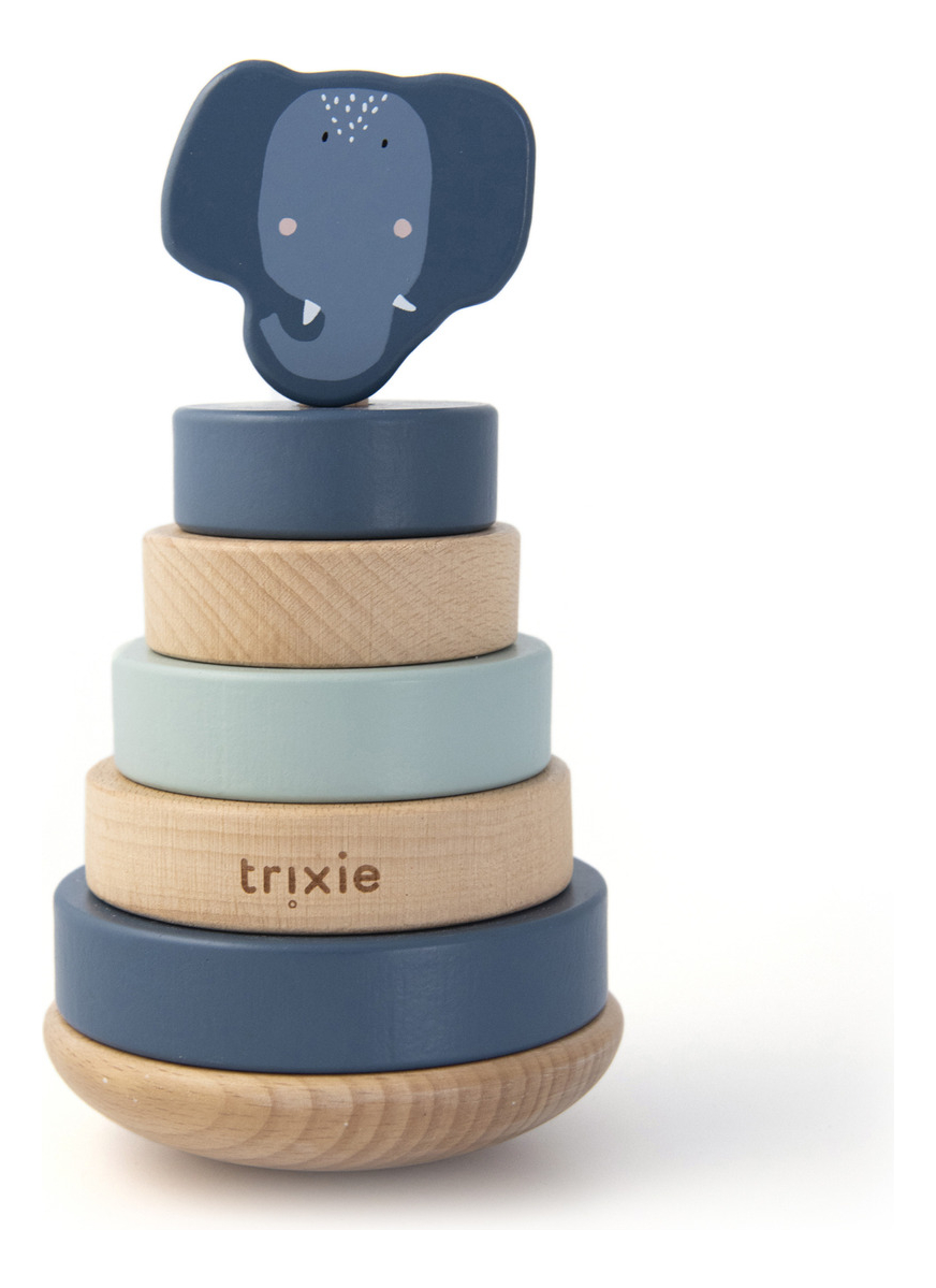 Torre Apilable Madera Elefante Trixie Motricidad Fina Trex