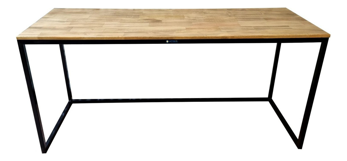 Escritorio Mesa Oficina Hogar Madera Y Hierro 1.6m Tp
