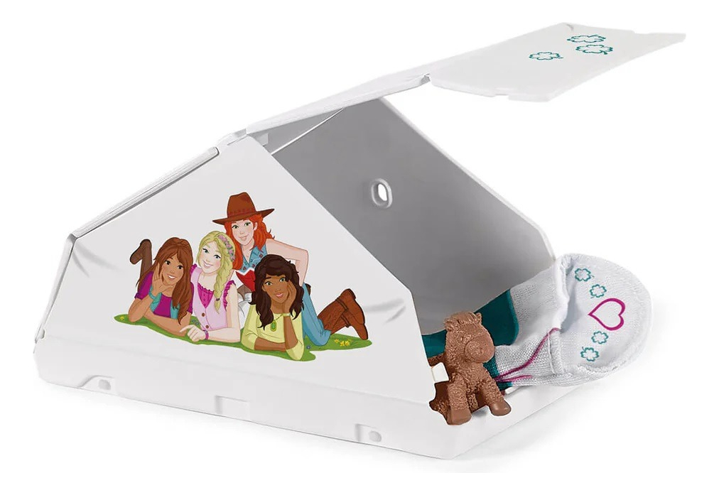 Juego Set Acesorios Camping + Accesorios Farm World Schleich