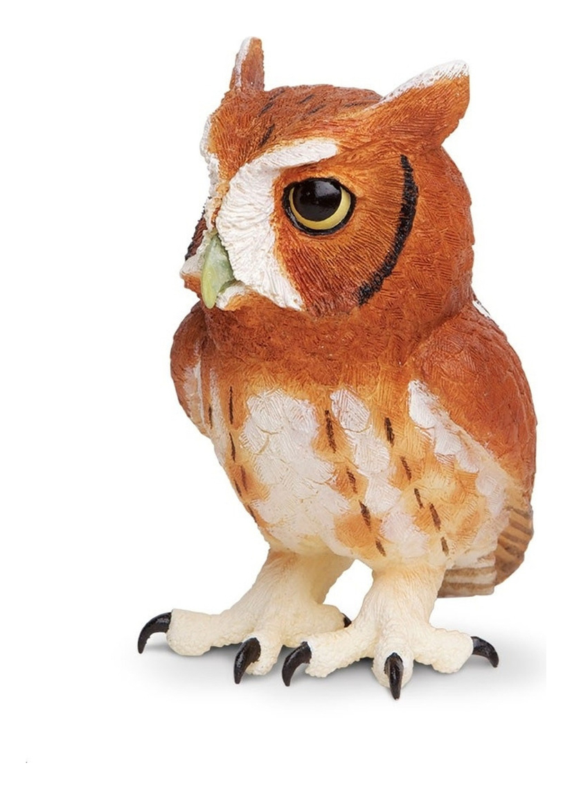 Buho Americano Safari Figura Muñeco Coleccion Realista Trex