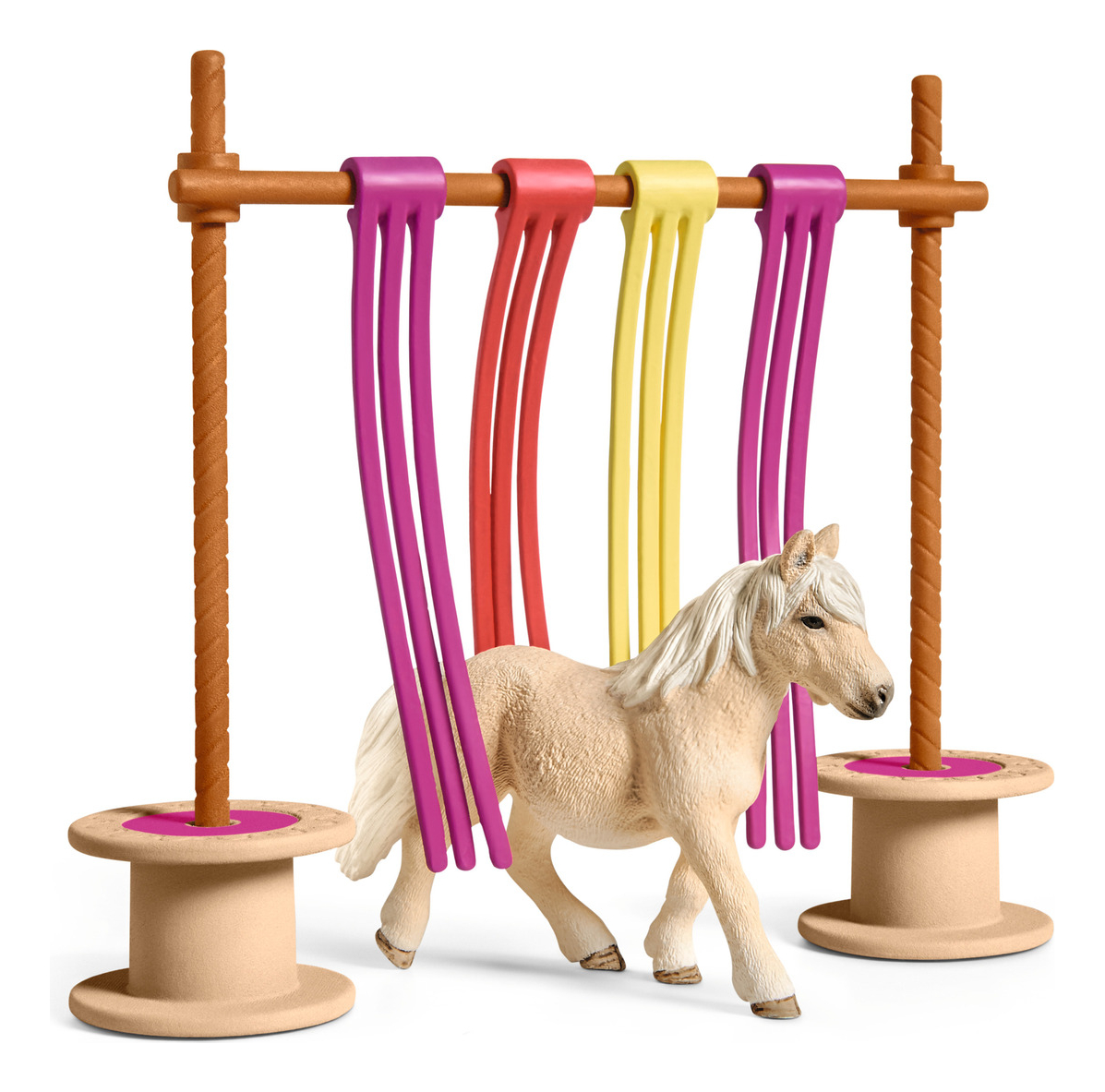Set Juego Obstáculo Cortina Schleich Farm World Granja Trex