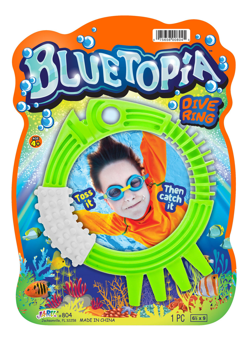 Juego Piscina Anillo Buceo Drive Ring Bluetopia Ja Ru Trex