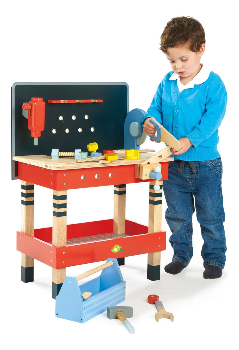 Tender Leaf Toys Juego Mesa De Trabajo Infantil Madera Trex®