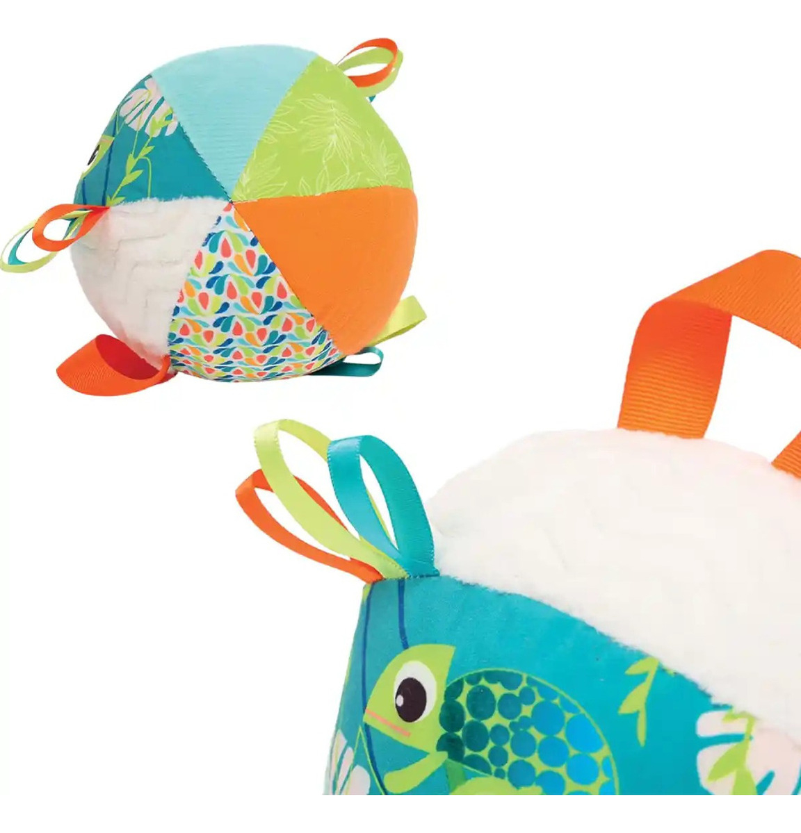 Pelota Sensorial Camaleon Tela Ludi Divertida Y Segura Bebes