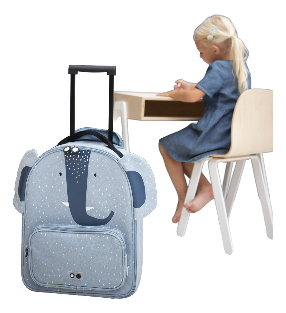 Valija Infantil Mr Elefante Con Orejas Trixie Premium T-rex