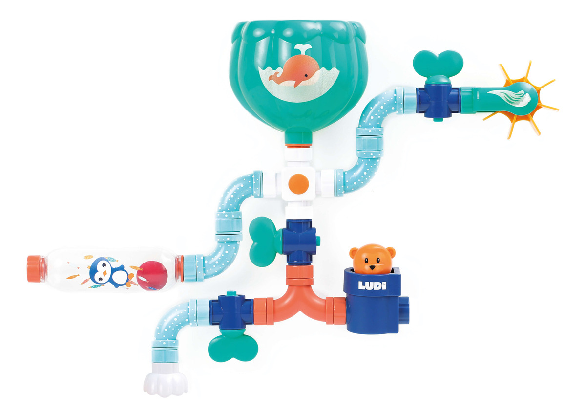 Jueguete Bebe Baño Ducha Circuito Agua Ludi Didactico Trex