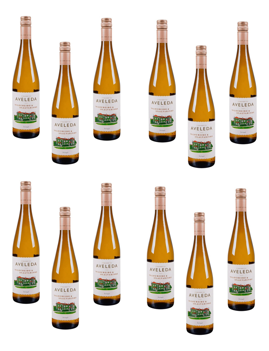 Vino X12 Aveleda Albariño Alvarinho 750 Ml Calidad Pemium