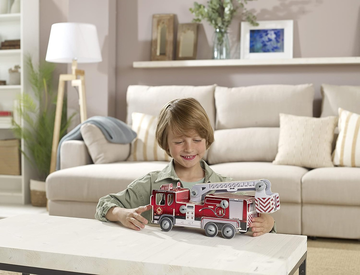 Puzzle Camion De Bomberos 3d Rompecabezas Educa Niños Trex