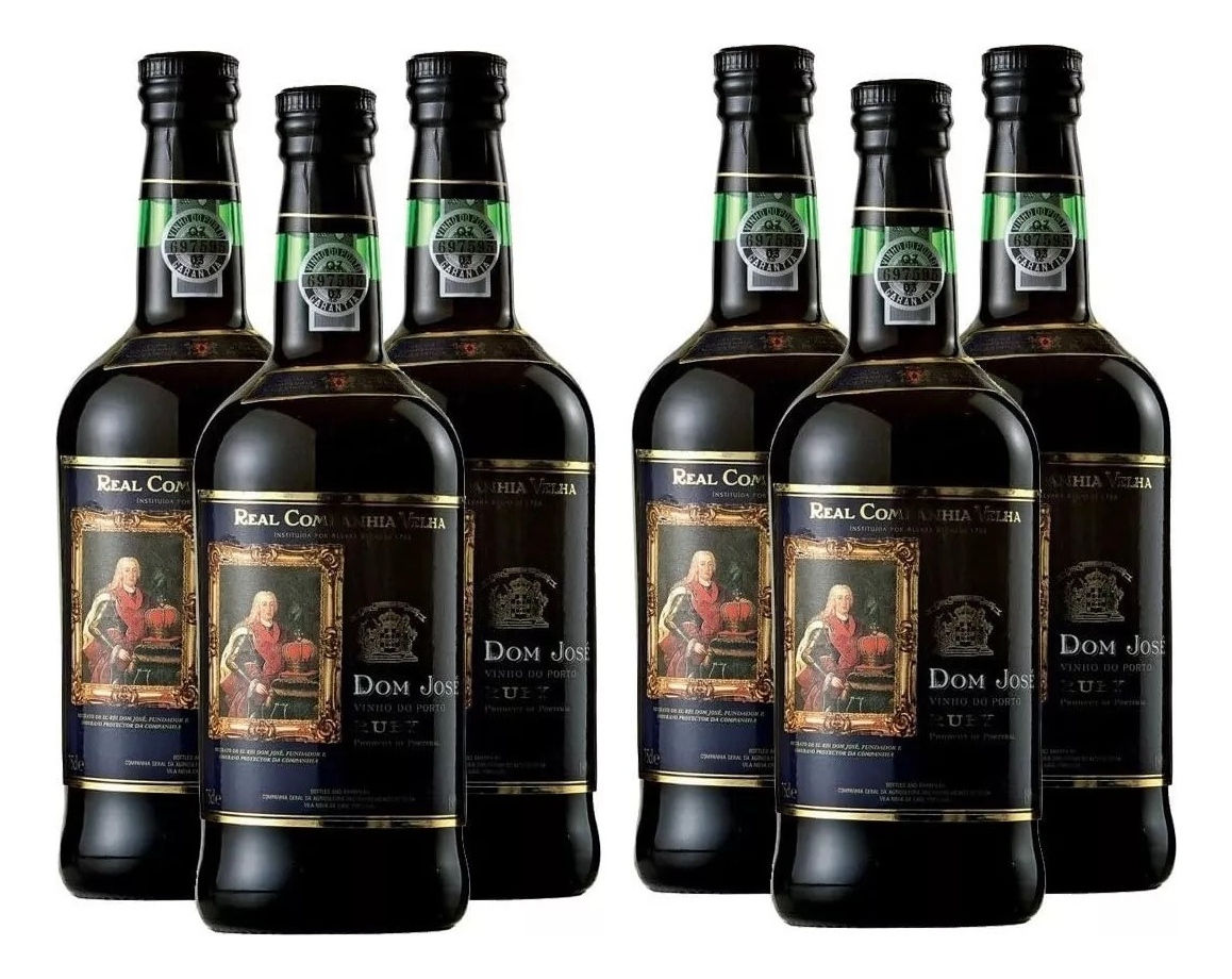 X6 Vino Dom José Oporto Ruby 750 Ml Real Companhia Velha Tx