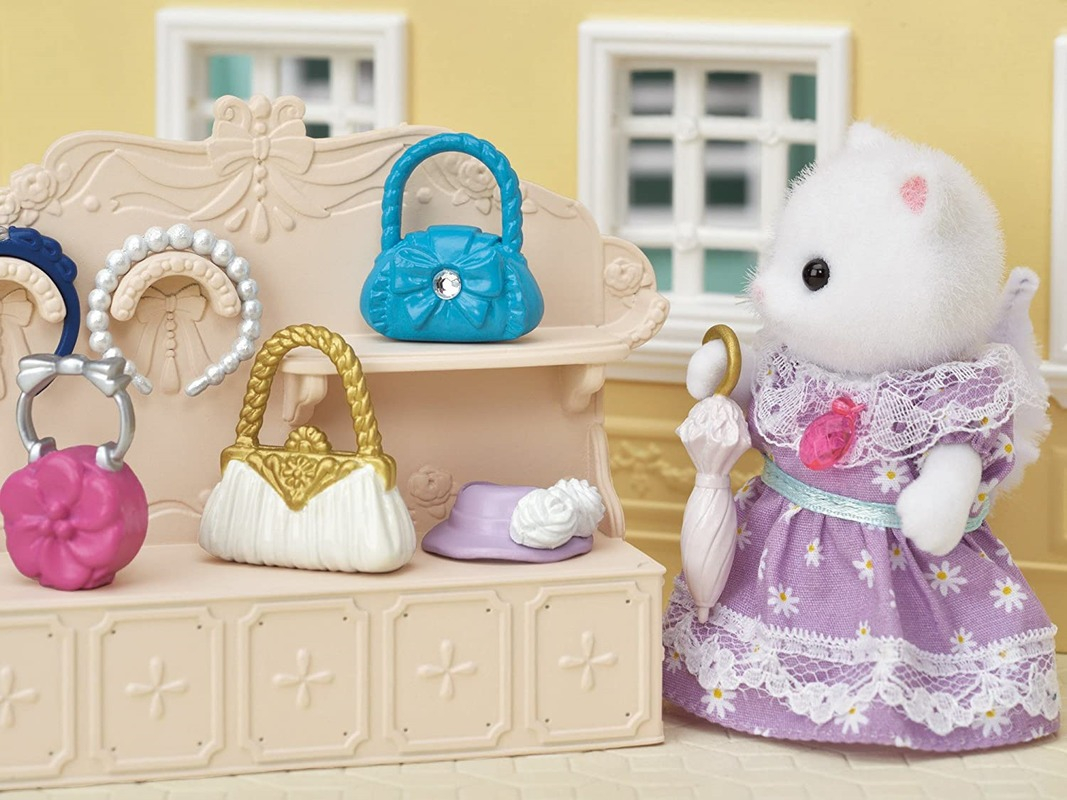 Sylvanian Families Mostrador Tienda Ropa Accesorios Juguete