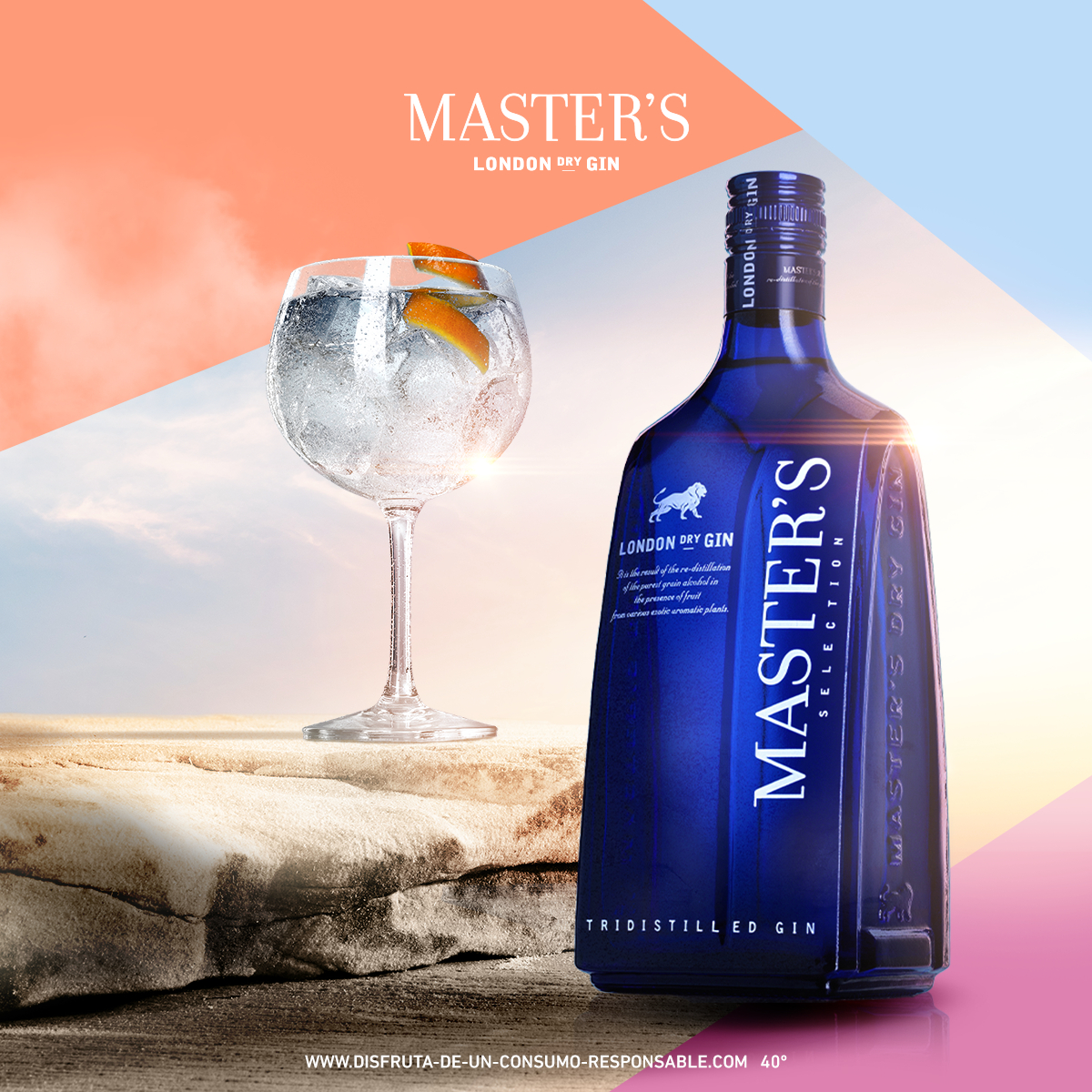Master`s Gin Master`s Pack C/ Copa 700 Ml Pack Calidad Tx