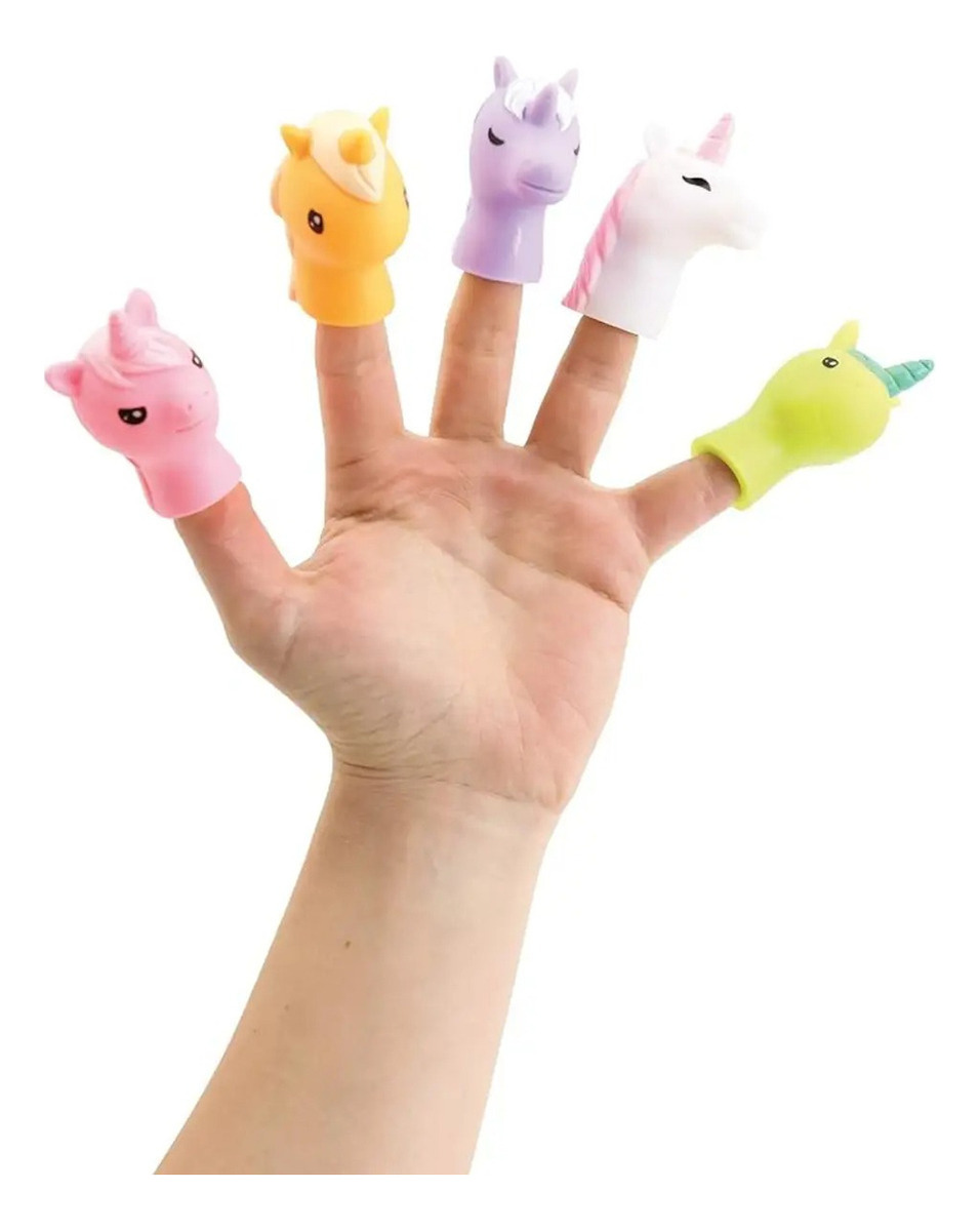 Títeres De Dedos Unicornios Ludi Niños