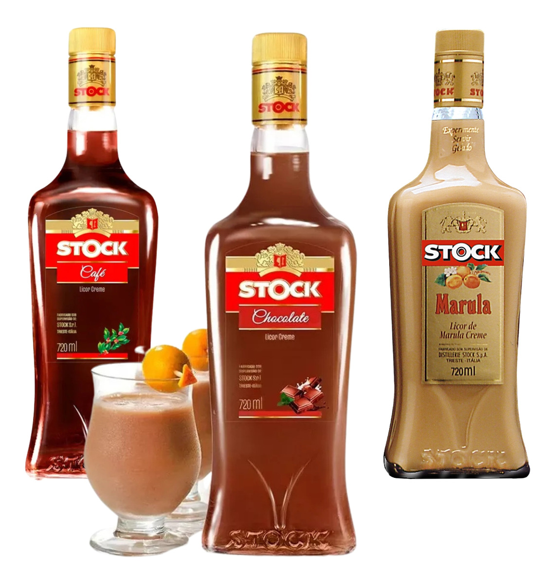 Licor Stock Pack 3 Botellas Chocolate + Cafe + Marula Trex