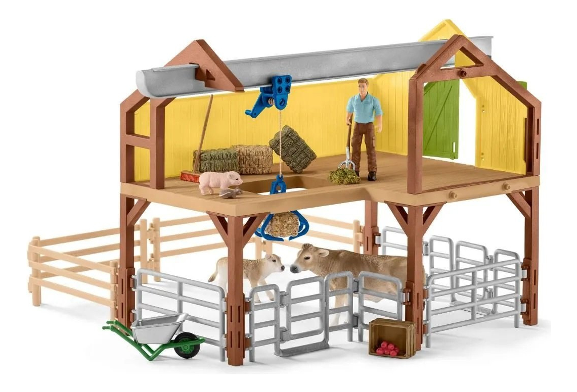 Gran Casa Campo Schleich Juguete Niño Diversion Calidad Trex