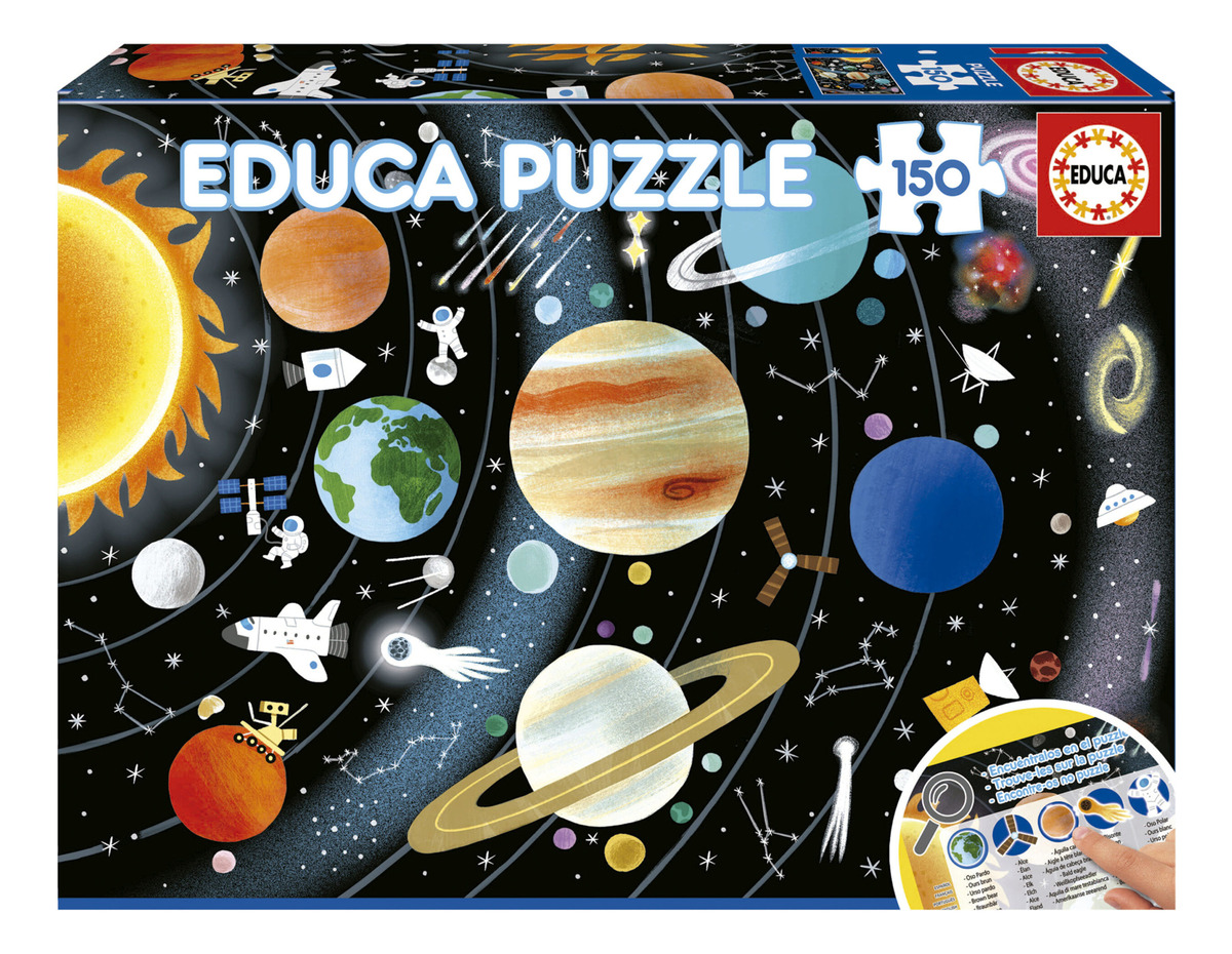 Puzzle Rompecabezas Infantil Sistema Solar 150 Pcs Educa Tx