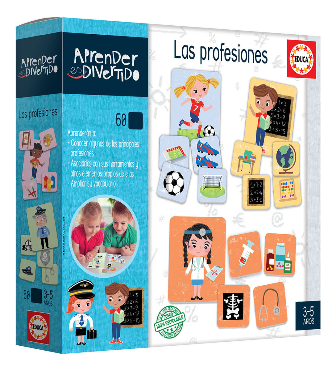 Juego Mesa Infantil Profesiones Aprender Es Divertido Educa