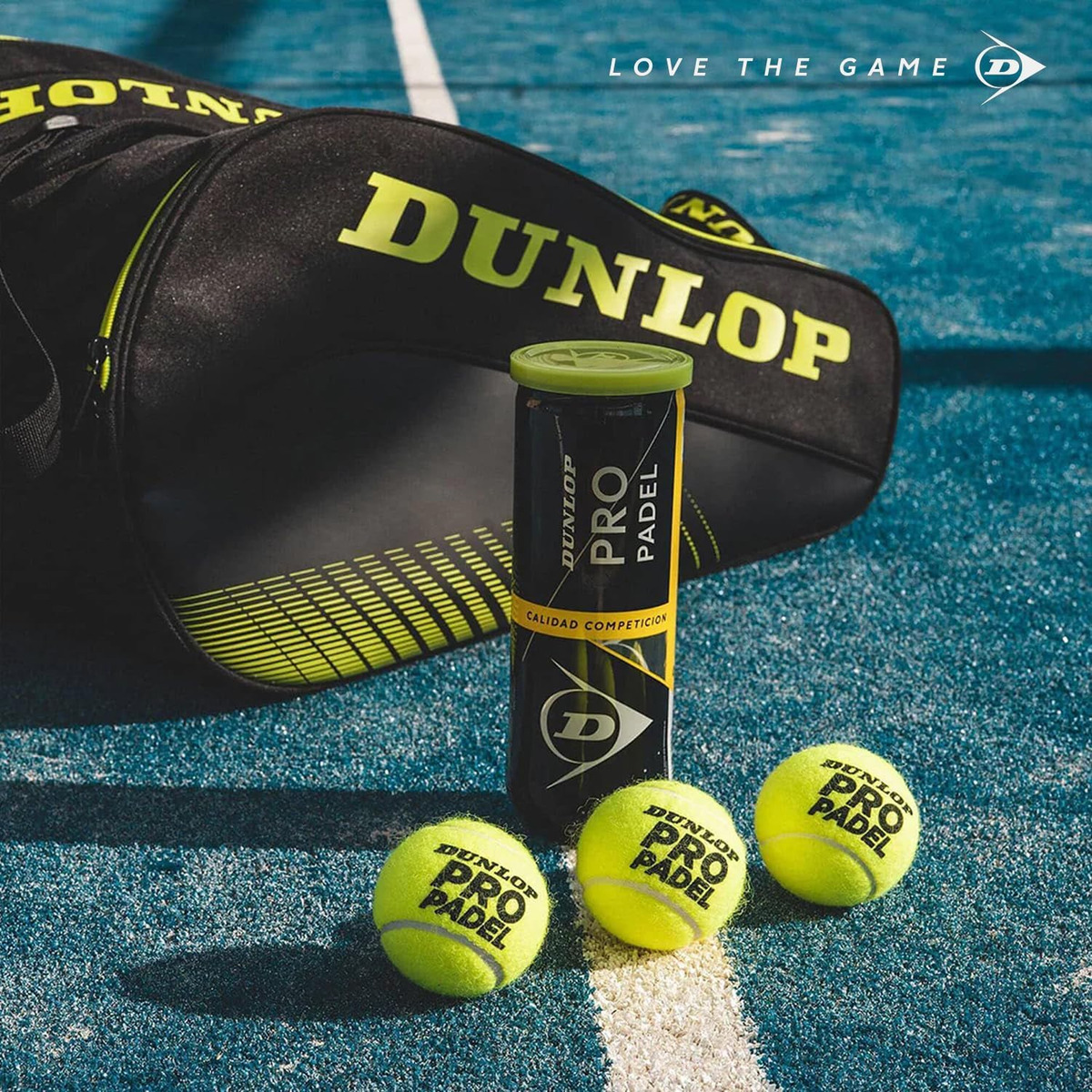 Pelotas Padel Pro Dunlop X3 Calidad Premium Deporte Sport Tx
