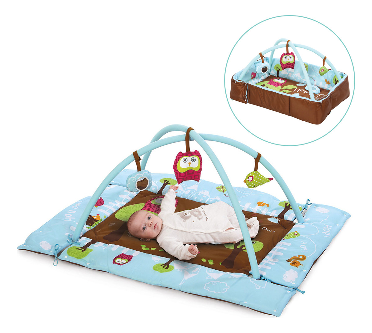 Gimnasio Alfombra Juegos Bebe Didactico Ludi Moises Trex