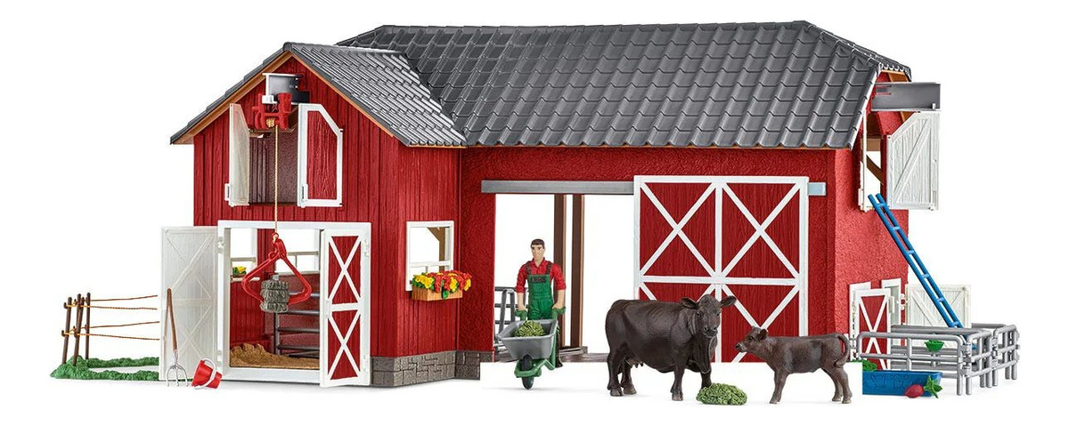 Gran Finca Black Angus Schleich Juguete Niño Diversion Tx