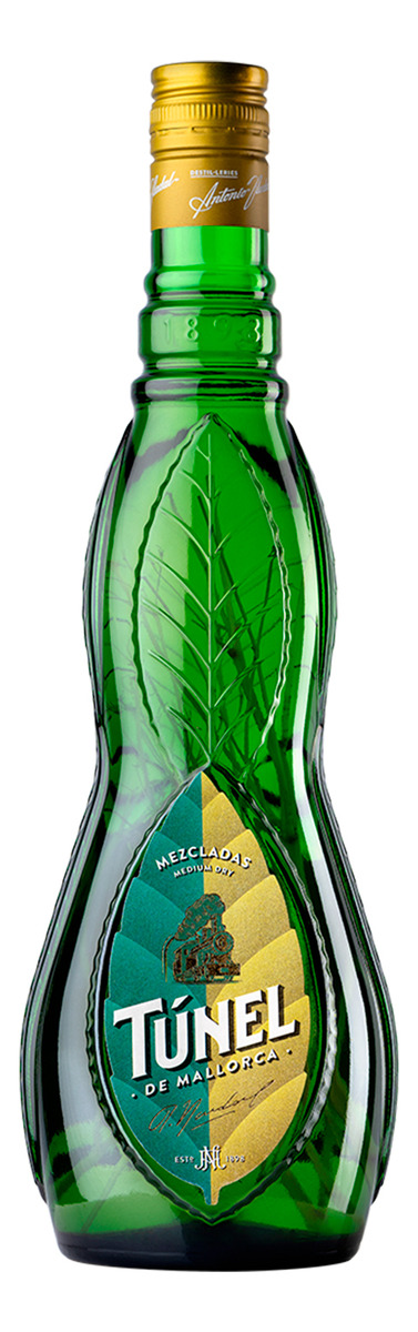 Licor Tunel Mix De Hierbas + Estuche 700 Ml Importado Trex