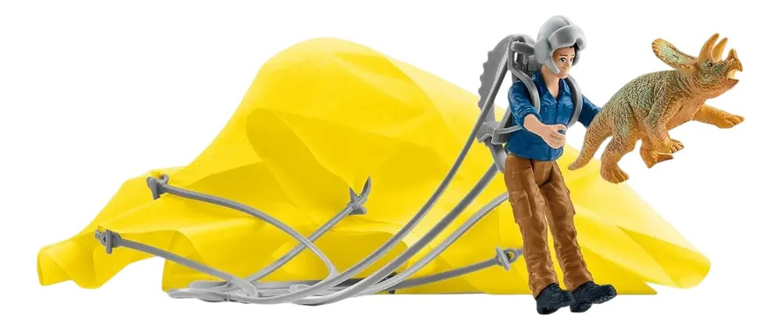 Figura Rescate En Paracaidas 41471 Schleich Trex