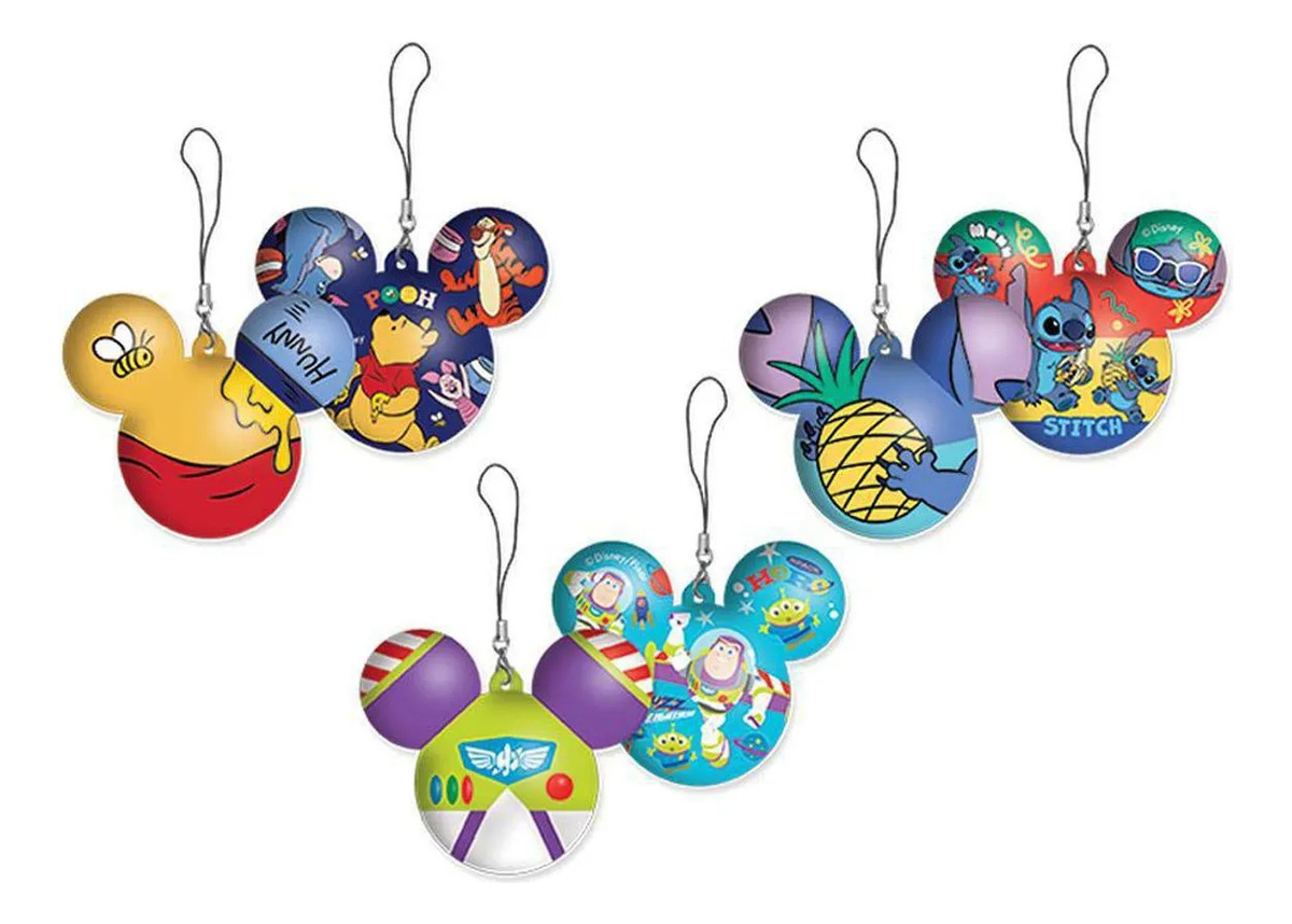 Orejas Reversibles Disney Llavero Squishy Tiktok Jaru Trex
