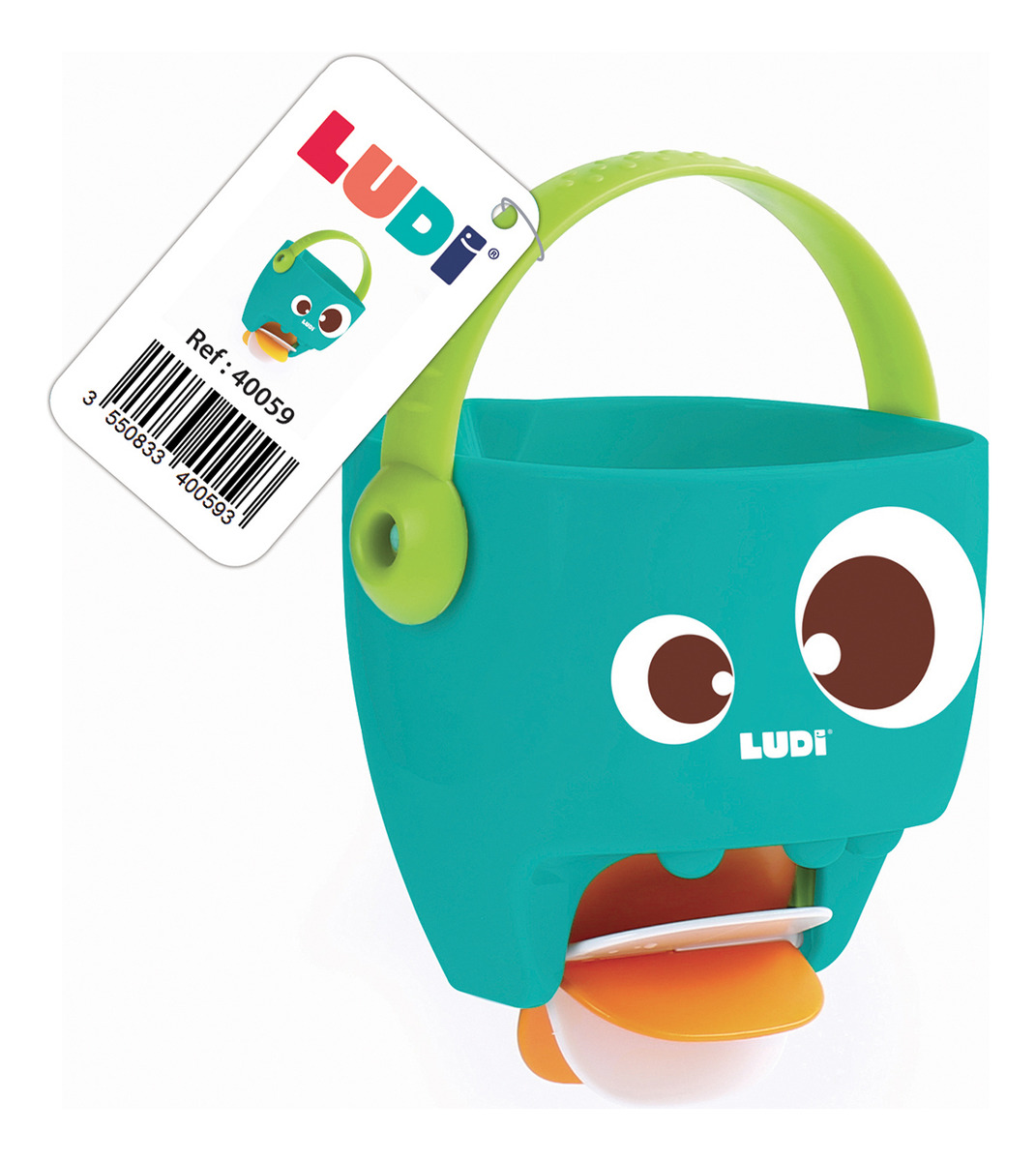 Juguete De Agua Balde Didactico Bebe Piscina Baño Ludi Trex